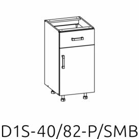 D1S-40/82 dolní skříňka s zásuvkou P/S - L/S kuchyně Edan