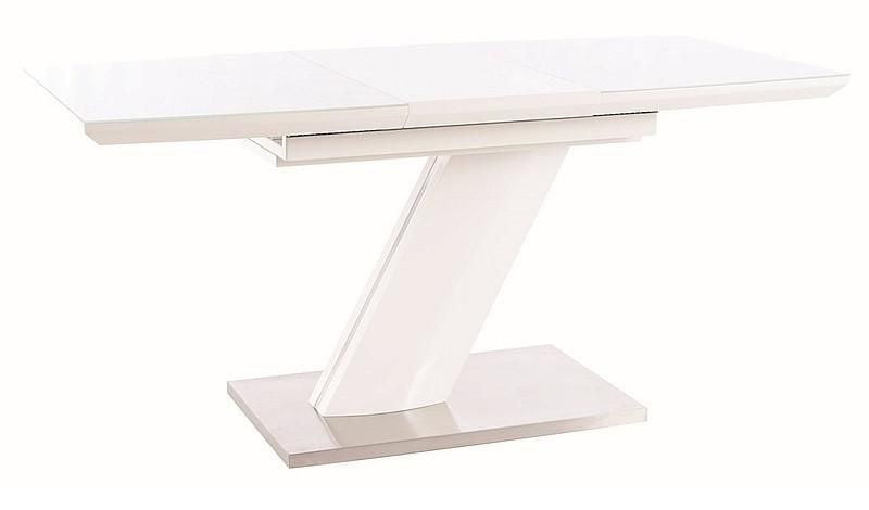 Casarredo Jídelní stůl rozkládací TORONTO 120x80 bílá mat - ATAN Nábytek