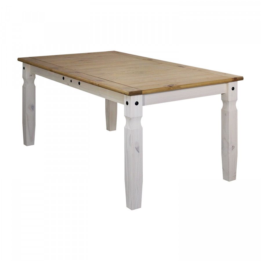 Idea Jídelní stůl 178x92 CORONA - bílý vosk - ATAN Nábytek
