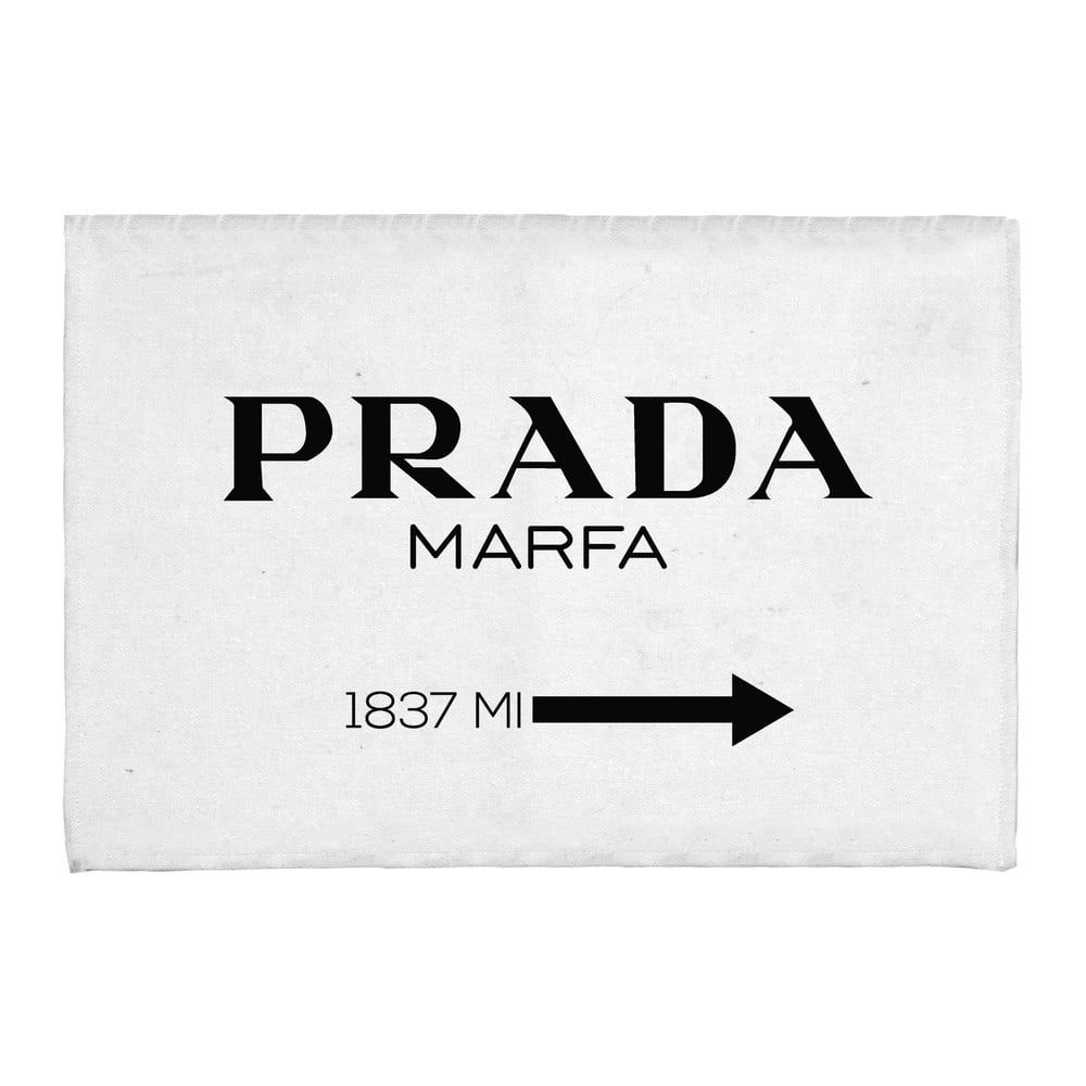 Bílo-černá koupelnová předložka 60x40 cm Prada - Really Nice Things - Bonami.cz