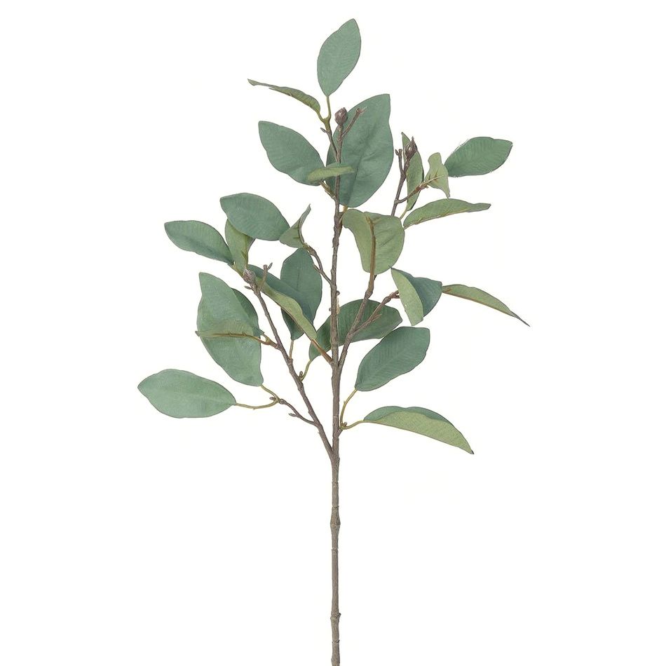 Umělá větev Magnolie zeleno-šedá, 62 cm - 4home.cz