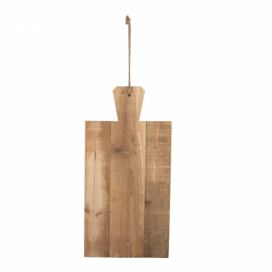 Závěsné dekorativní dřevěné prkénko - 50*25*3 cm Clayre & Eef