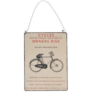 Nástěnná cedule retro jízdní kolo Rex London Bicycle, 17 x 23 cm - Favi.cz
