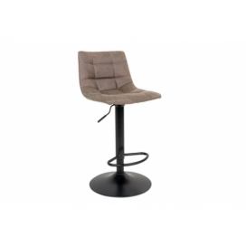 Norddan Designová barová židle Dominik světle hnědá