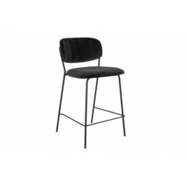 Norddan Designová barová židle Rosalie černá