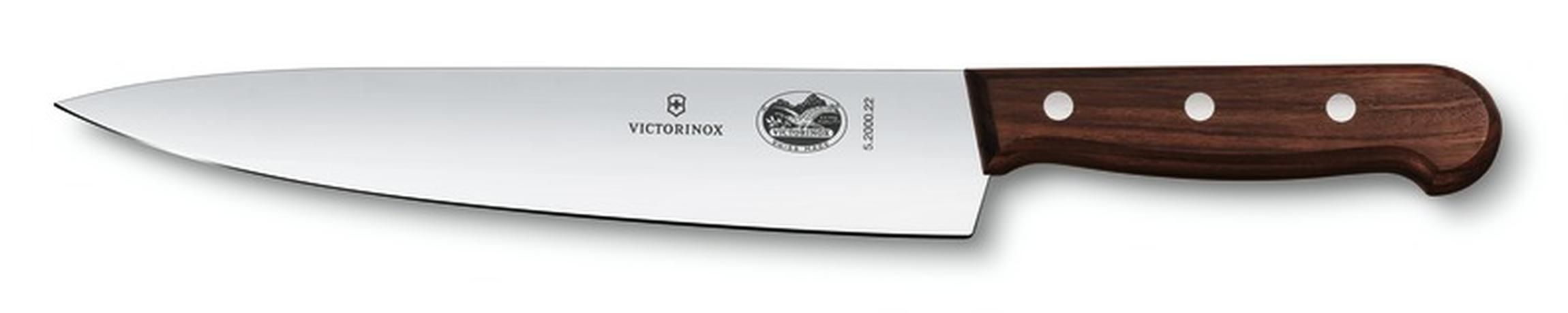 VICTORINOX Kuchařský nůž s dřevěnou rukojetí VICORINOX 22cm - Kitos.cz