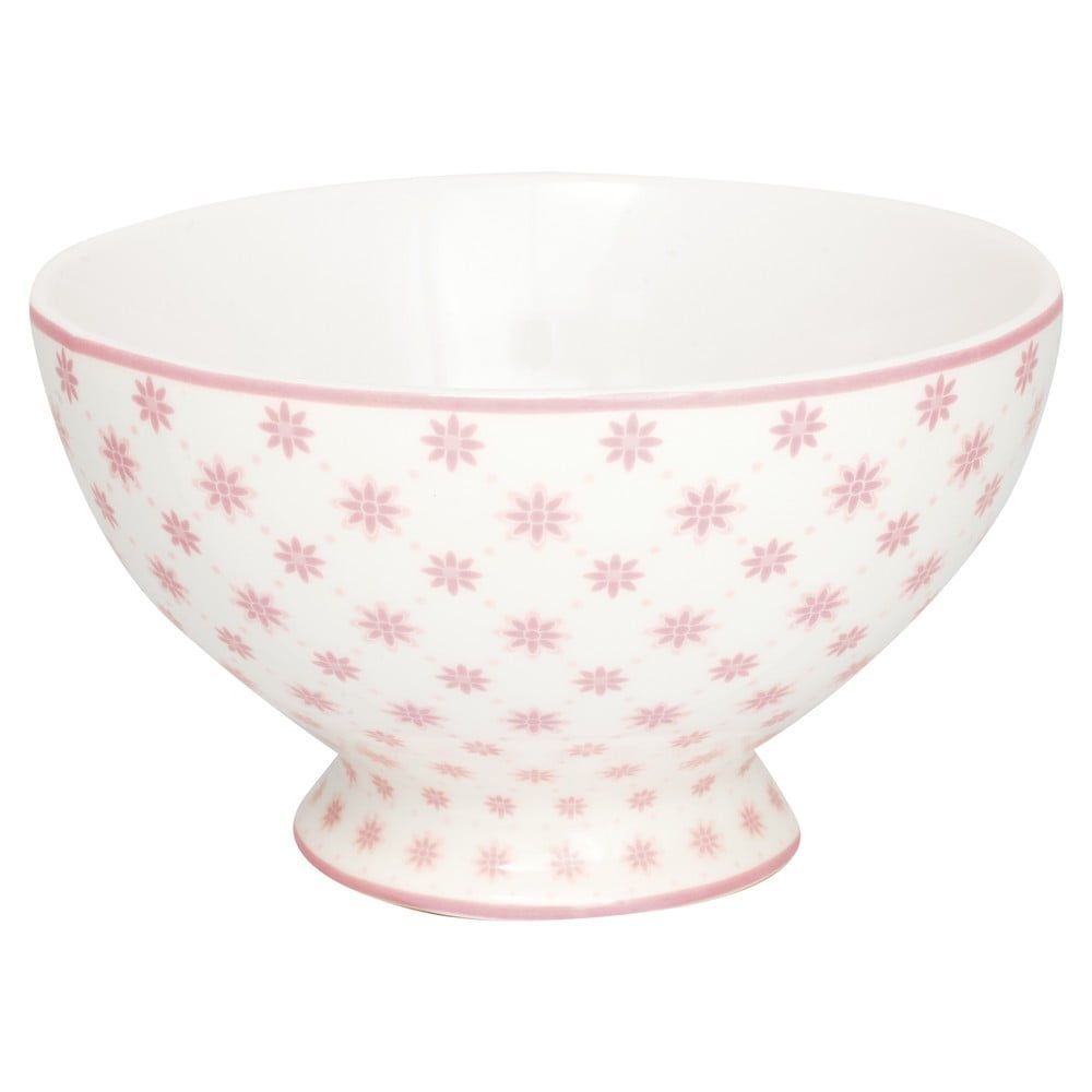 Růžová porcelánová miska na polévku Green Gate Laurie, ø 15 cm - Bonami.cz