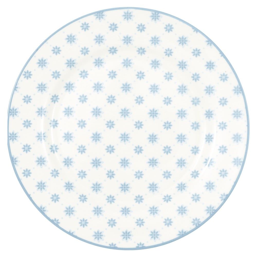 Modrý porcelánový dezertní talíř Green Gate Laurie, ø 20,5 cm - Bonami.cz