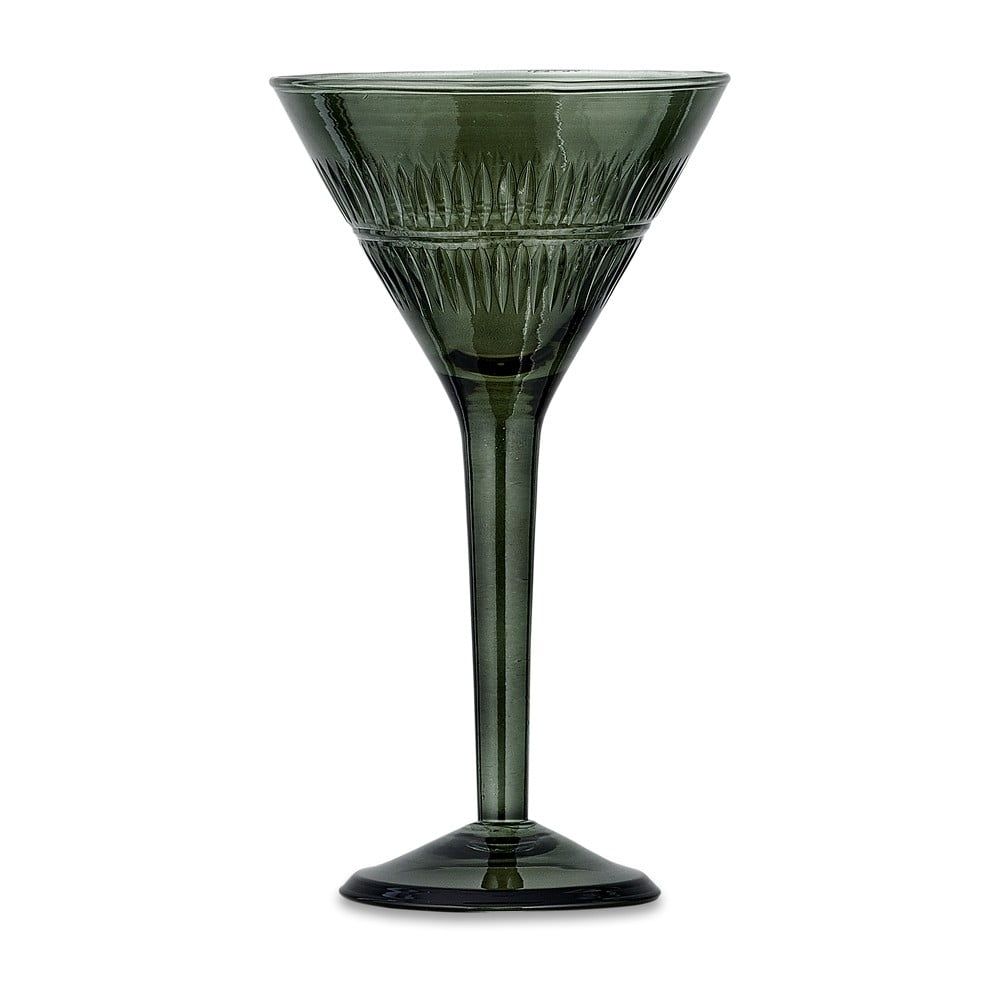 Sada 4 zelených koktejlových sklenic z recyklovaného skla Nkuku Mila - Bonami.cz