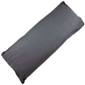 Home Elements Tmavě šedý povlak na relaxační polštář Náhradní manžel, 55 x 180 cm, II. jakost
