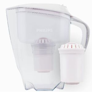 Philips Konvice - Filtrační konvice s mikrofiltrací, 1500 ml, s časovačem, bílá/čirá AWP2920/10 - Favi.cz