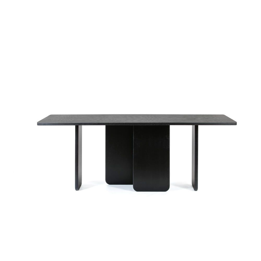 Černý jídelní stůl Teulat Arq, 200 x 100 cm - Bonami.cz