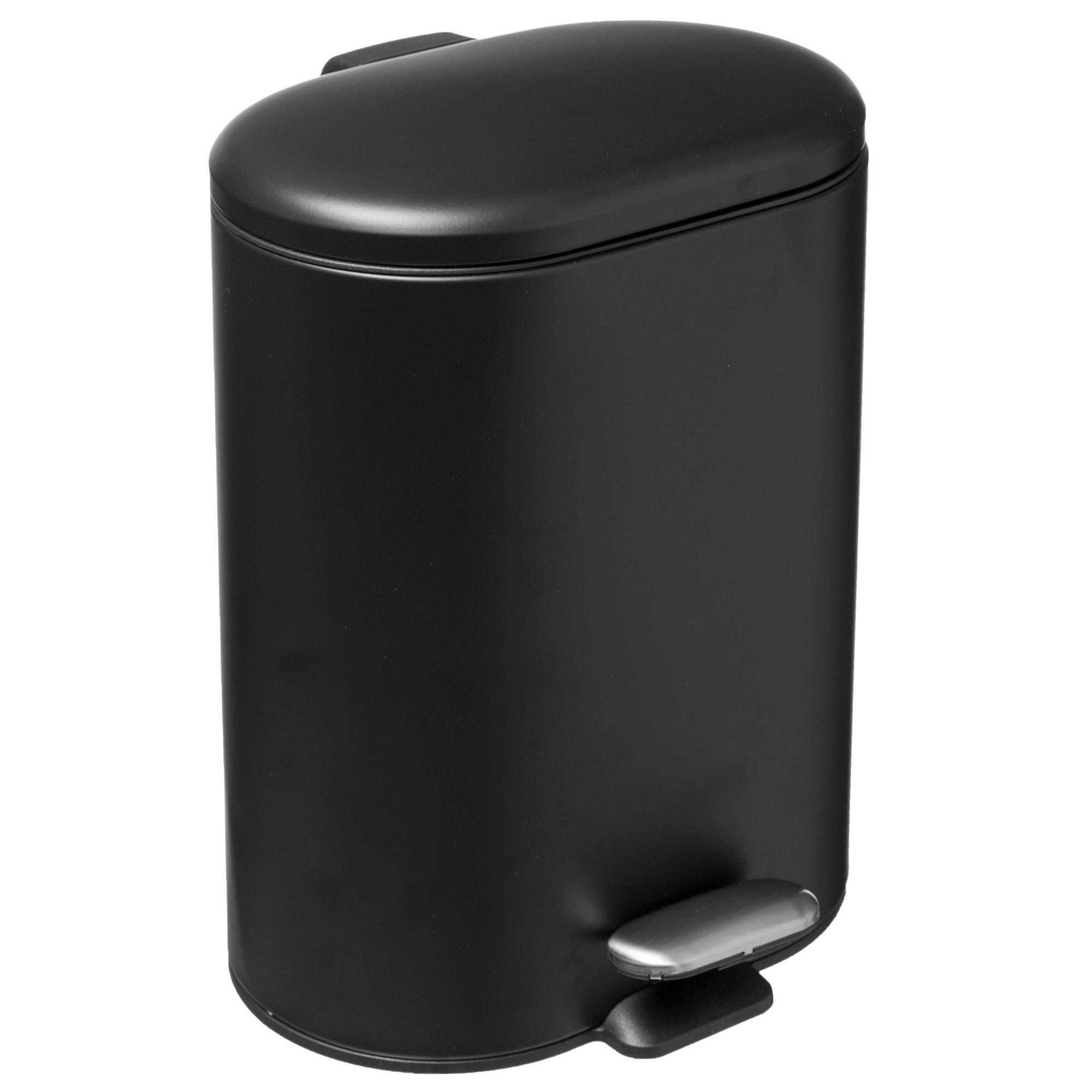 5five Simply Smart Odpadkový koš, pedálový SILIFLEX, 6 L, černý - EDAXO.CZ s.r.o.