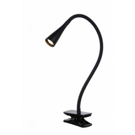 Lucide 18256/03/30 LED stolní lampička s klipem Zozy 1x4W | 250lm | 3000K - černá, stmívatelná