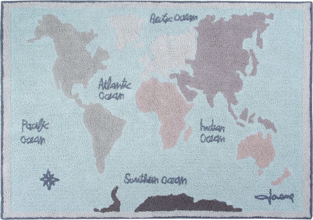 Lorena Canals koberce Bio koberec kusový, ručně tkaný Vintage Map Rozměry koberců: 140x200 Mdum - M DUM.cz