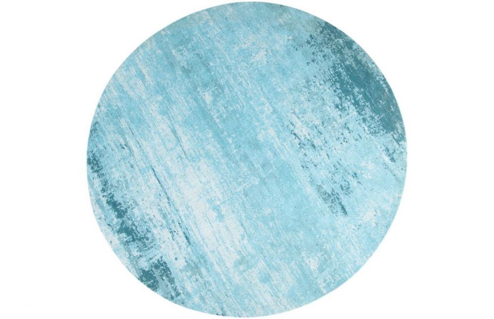 Moebel Living Modro béžový bavlněný koberec Charlize 150 cm - Designovynabytek.cz