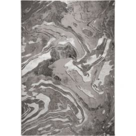 Flair Rugs koberce Kusový koberec Eris Marbled Silver - 120x170 cm