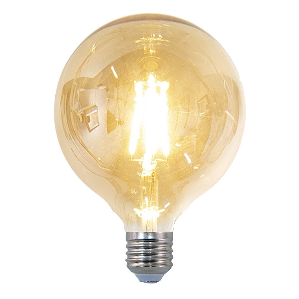 LED designová žárovka transparentní - 8 cm E27/4W Clayre & Eef - LaHome - vintage dekorace