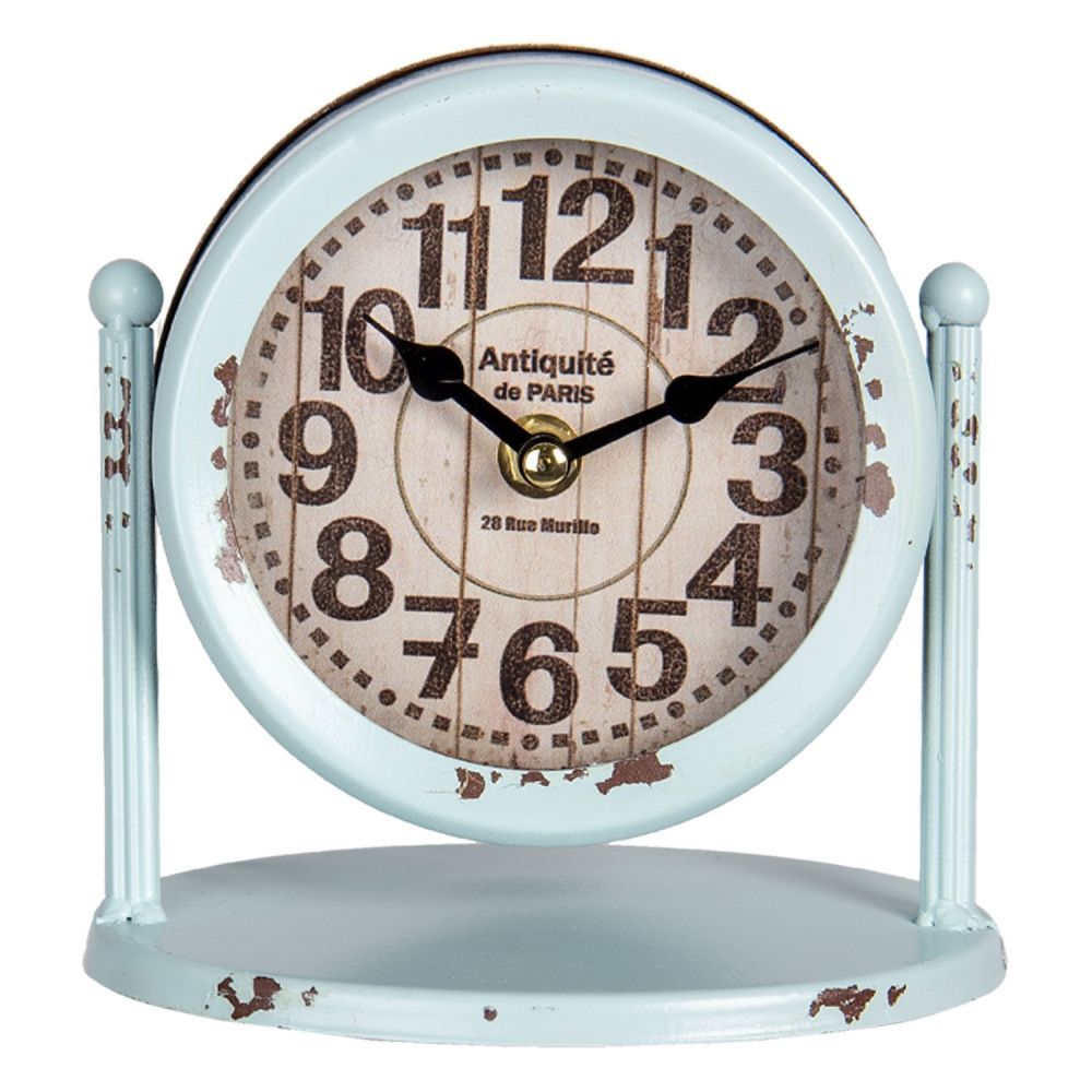 Stolní hodiny Antiquité de Paris - 15*15*11 cm / 1*AA Clayre & Eef - LaHome - vintage dekorace