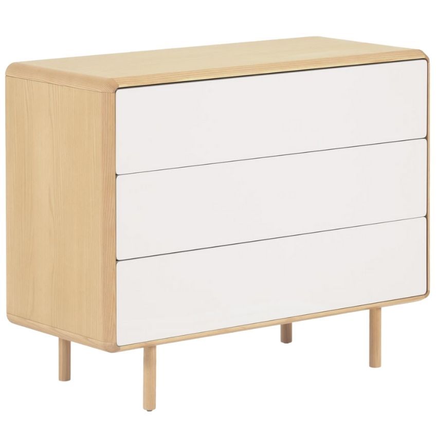 Jasanová komoda Kave Home Anielle 99 x 42 cm - Designovynabytek.cz