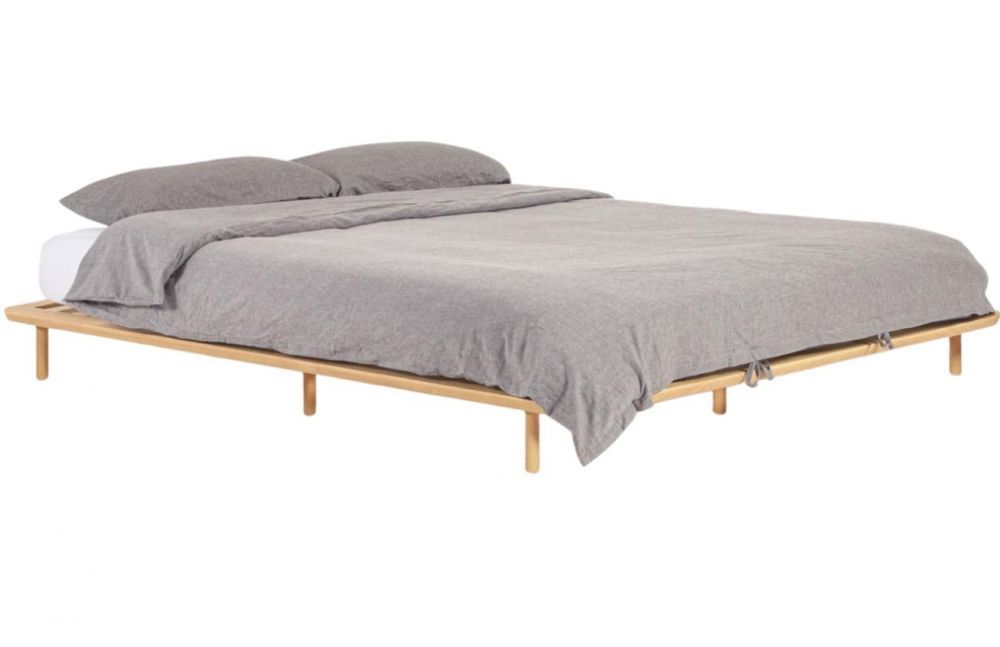 Dřevěná postel Kave Home Anielle 160 x 200 cm - Designovynabytek.cz