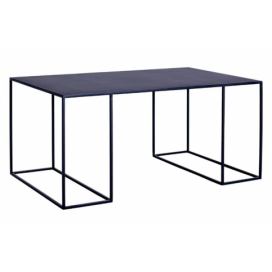 Nordic Design Černý kovový konferenční stolek Kennedy 100 x 60 cm
