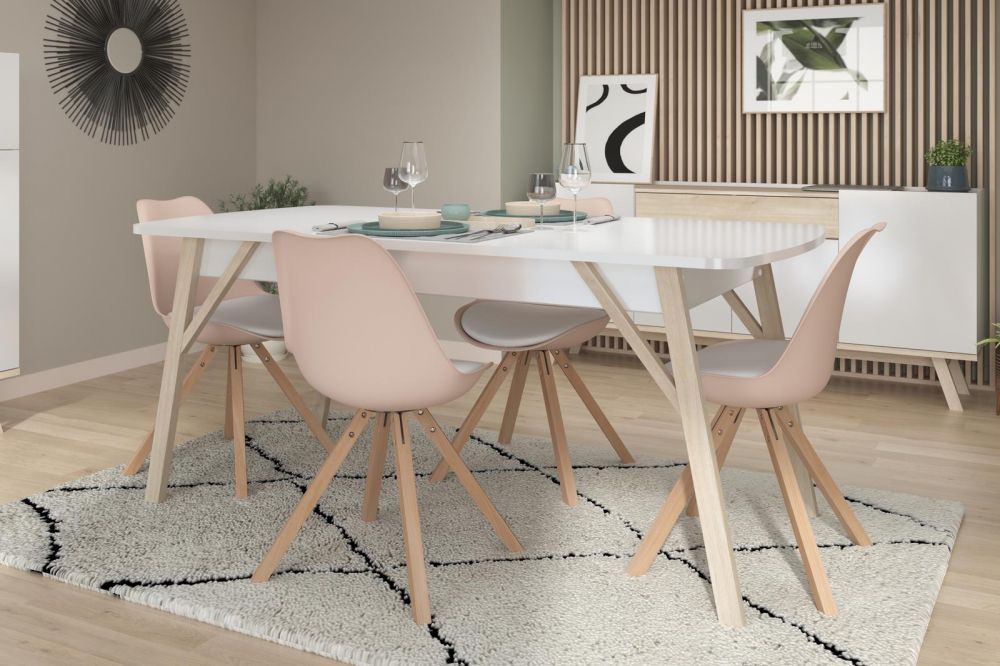 Aldo Jídelní stůl ve skandinávském designu Isak - Nábytek ALDO