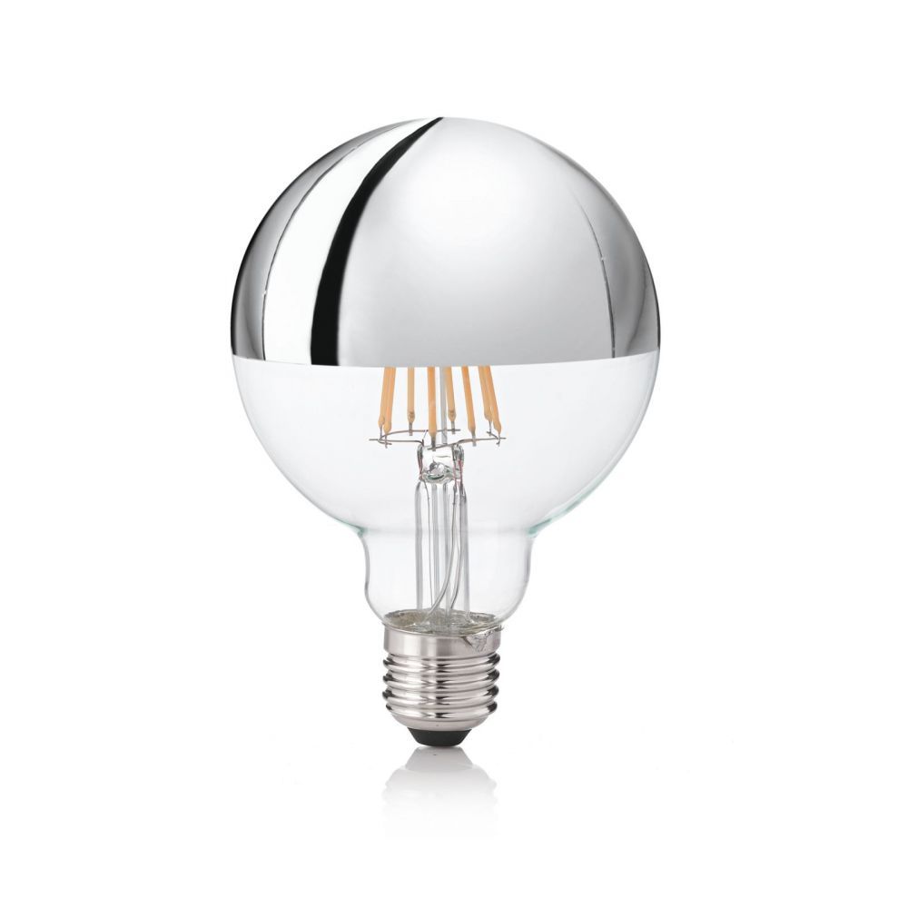 Ideal Lux 135526 LED žárovka Filament G95 1x9W | 930lm | 3000K - chrom - Svítidla FEIM