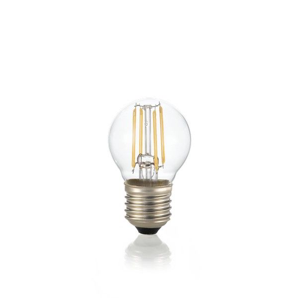 Ideal Lux 188942 LED žárovka Filament P45 1x4W | E27 | 340lm | 3000K - stmívatelná, čirá - Svítidla FEIM