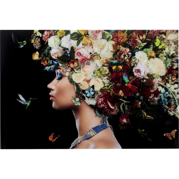 Skleněný obraz Bunch of Flowers 150x100cm - KARE