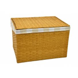 Vingo Úložný box s víkem pískový Rozměry (cm): 43x32, v. 30