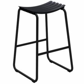 Černá plastová barová židle HOUE ReClips 76 cm