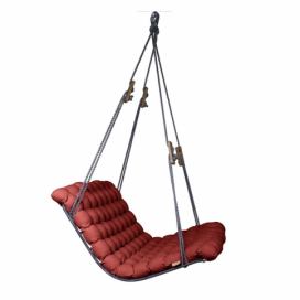 LIV Design Závěsné relaxační lehátko VIKOS SHORT do bytu i na zahradu Zvolte barvu: LIV - Červená tm.
