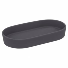 5five Simply Smart Miska na mýdlo COCOON v šedé barvě, keramika