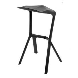 Barová židle MU inspirovaná Miura černá 
