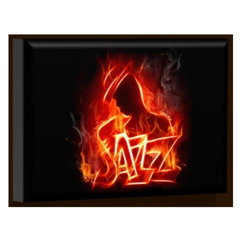 LED obraz Jazz 45x30 cm LEDobrazy.cz