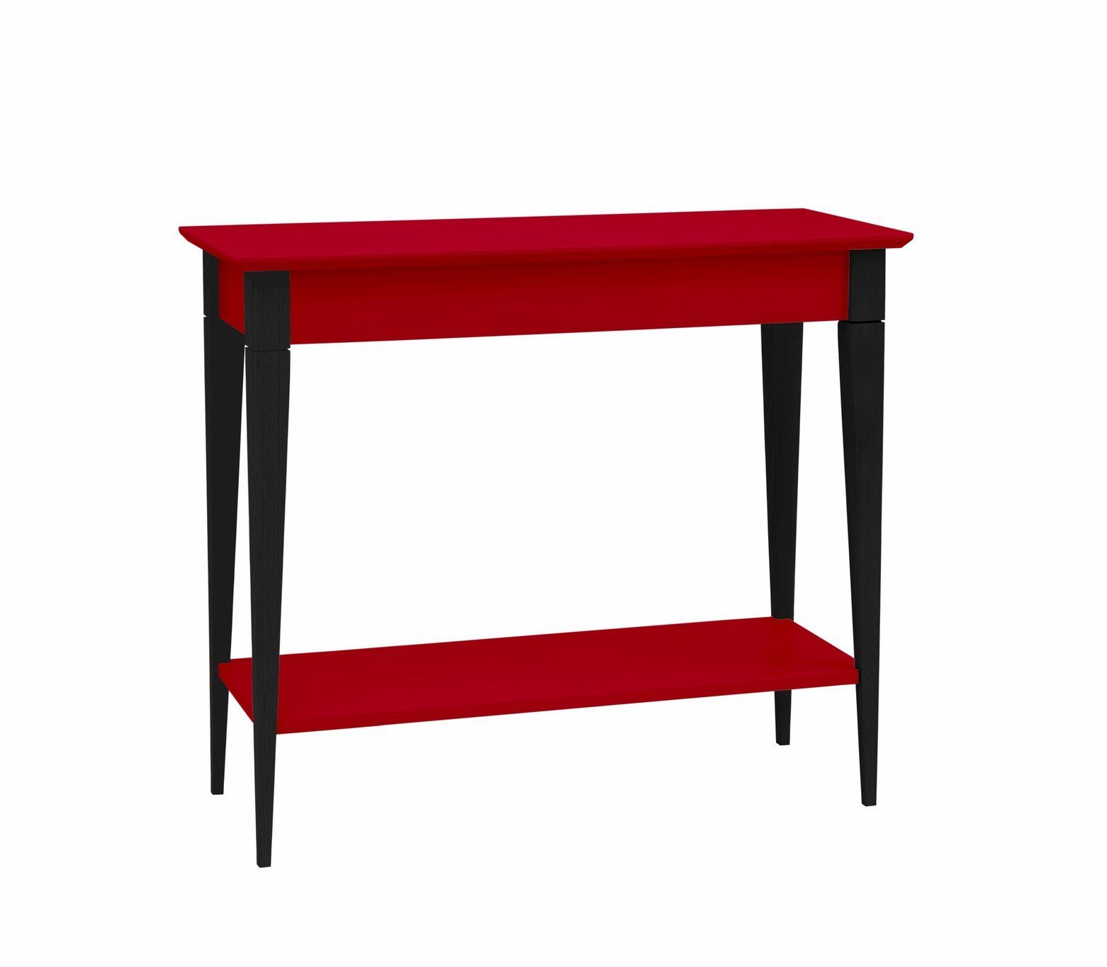 Ragaba Konzolový stolek Svante, 65x35x74 cm, červená/černá - MUJ HOUSE.cz
