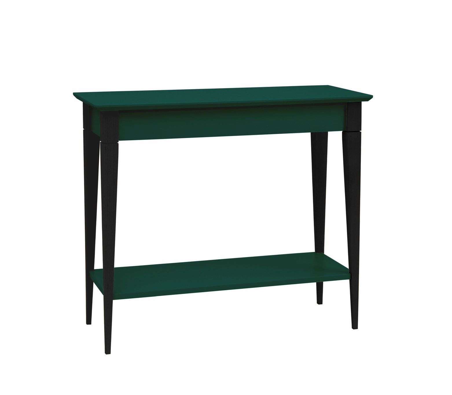 Ragaba Konzolový stolek Svante II, 85x35x74 cm, lahvově zelená/černá - MUJ HOUSE.cz