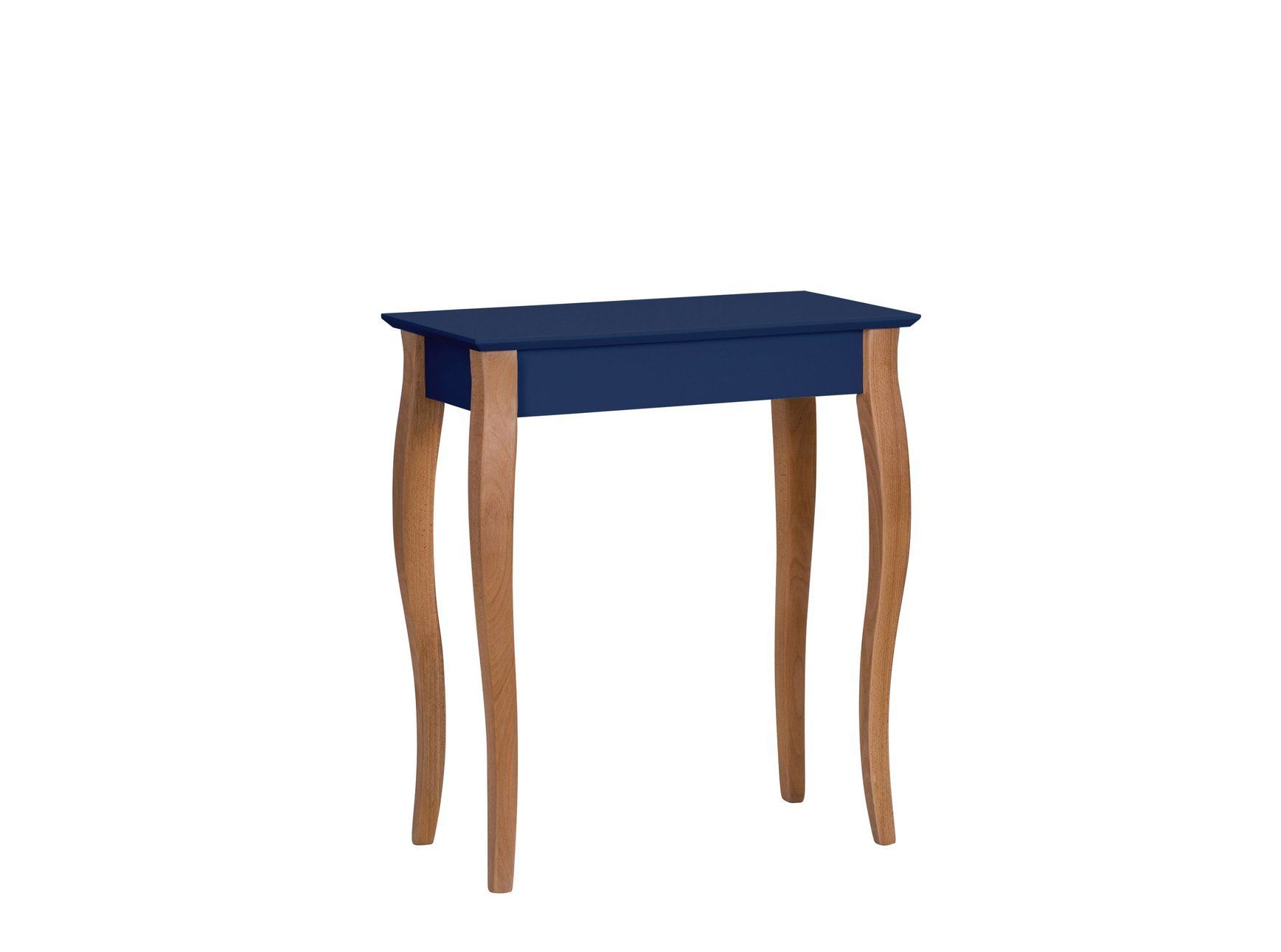 Ragaba Konzolový stolek Erland III, 65x35x74 cm, námořní modrá/přírodní - MUJ HOUSE.cz