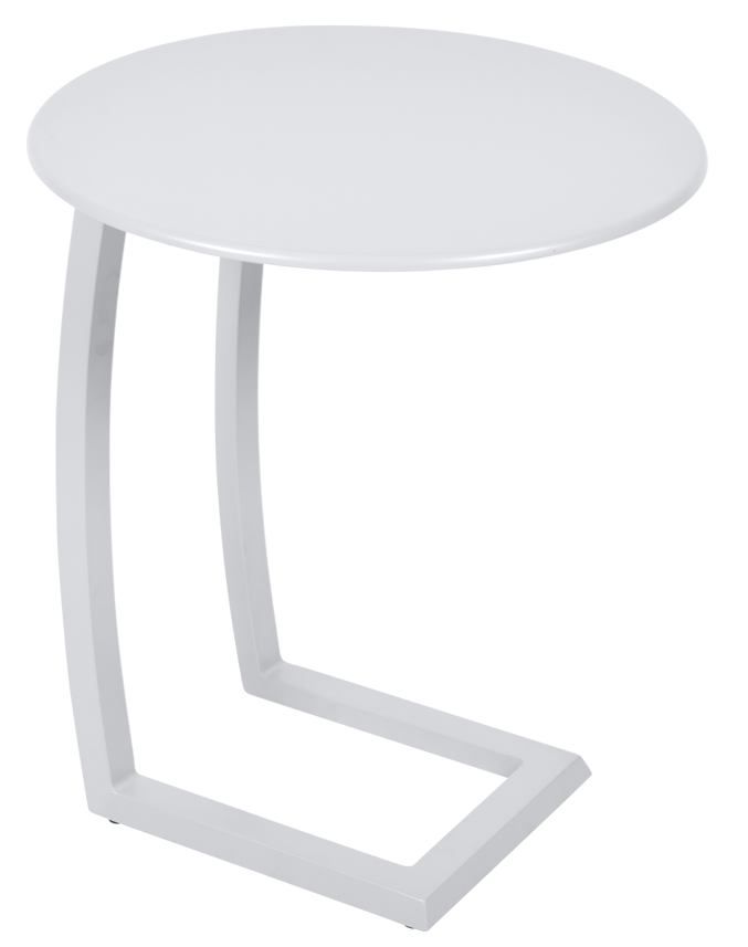 Bílý kovový odkládací stolek Fermob Alizé Ø 48 cm - Designovynabytek.cz
