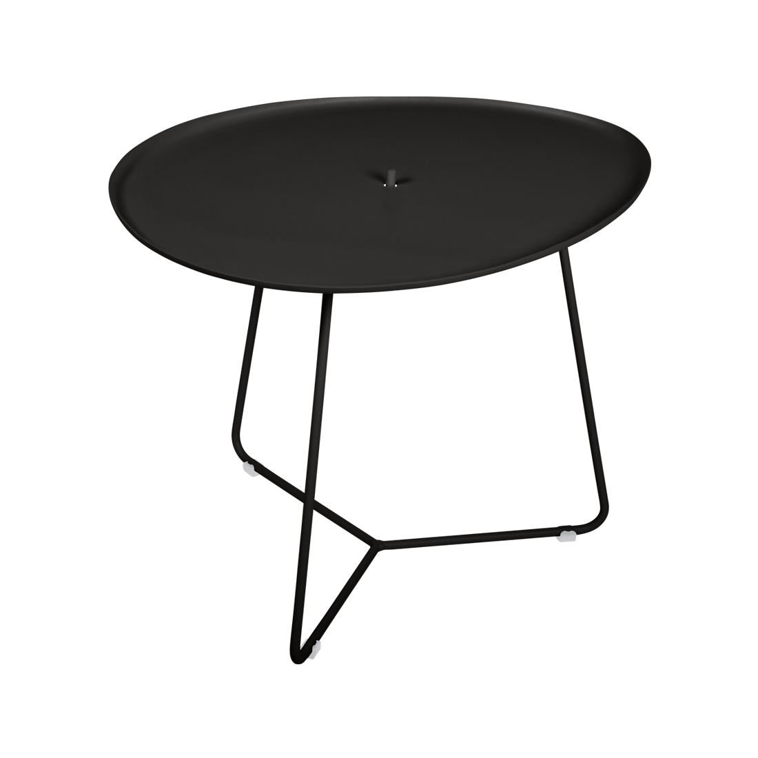 Černý kovový konferenční stolek Fermob Cocotte 44 x 55 cm - Designovynabytek.cz