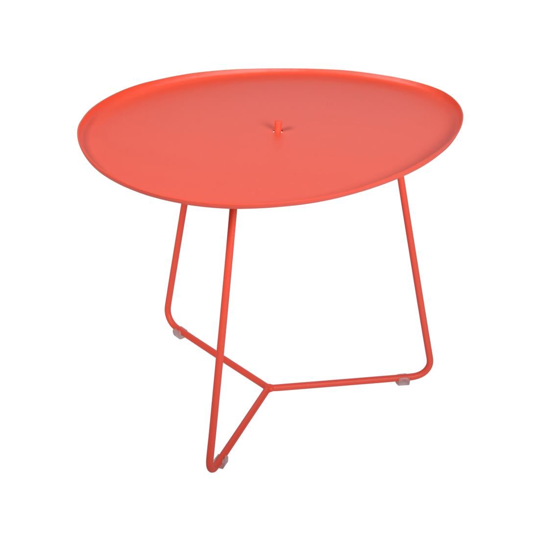Oranžový kovový konferenční stolek Fermob Cocotte 44 x 55 cm - Designovynabytek.cz