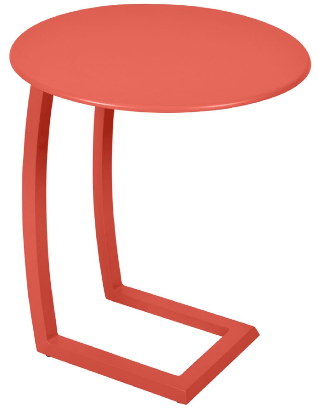 Oranžový kovový odkládací stolek Fermob Alizé Ø 48 cm - Designovynabytek.cz