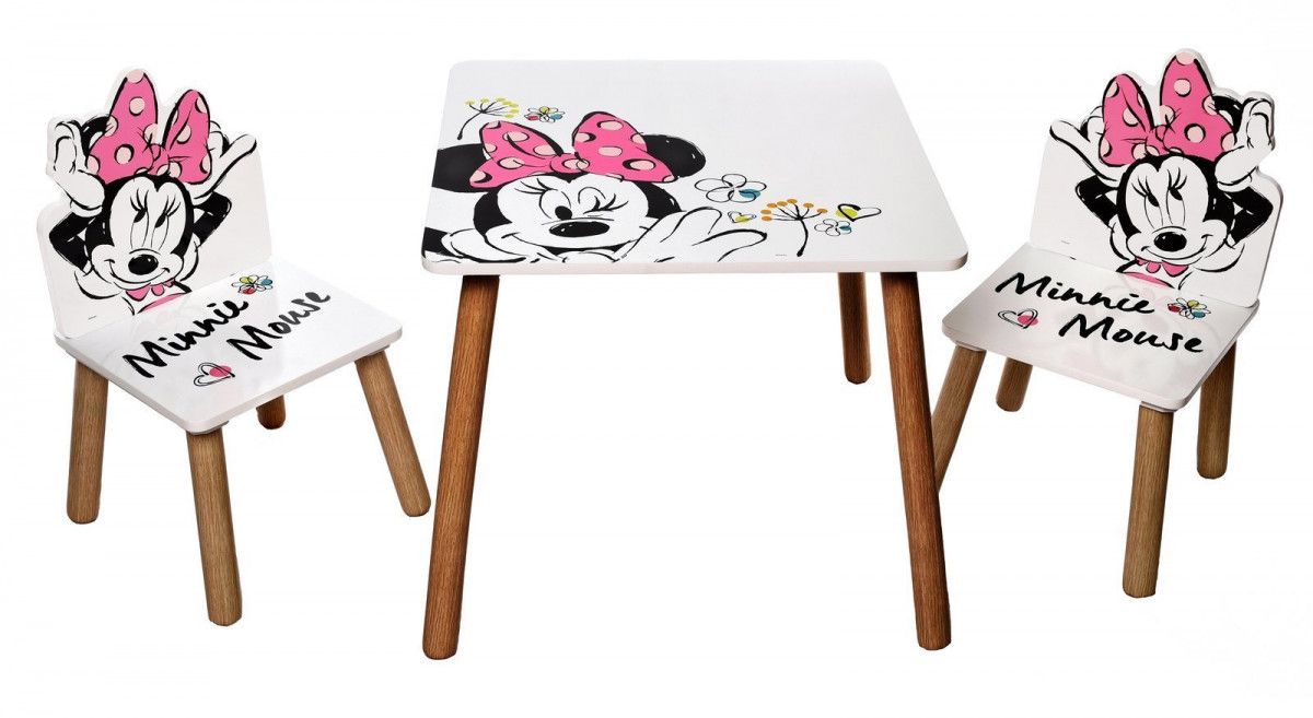 Arditex Dětský stůl s židlemi Minnie Mouse STAR0577 - ATAN Nábytek