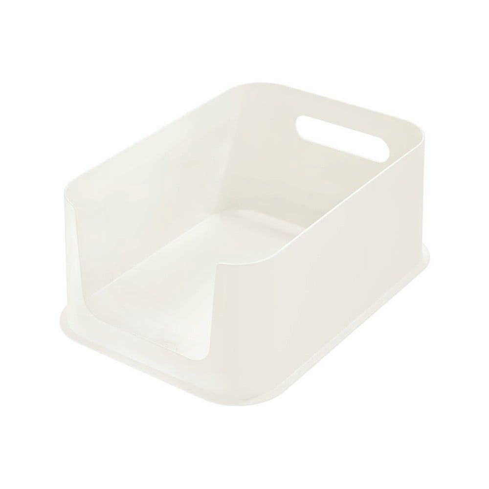 Bílý úložný box iDesign Eco Open, 21,3 x 30,2 cm - Bonami.cz