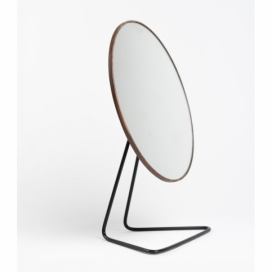 DVORO Luxusní stolní kosmetické zrcadlo Vanity walnut 27cm