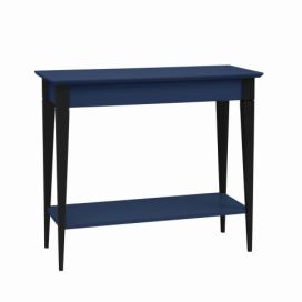 Ragaba Konzolový stolek Svante, 65x35x74 cm, námořní modrá/černá