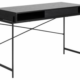 Actona Černý konzolový stolek Bronico, 110x50x75 cm