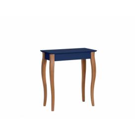 Ragaba Konzolový stolek Erland III, 65x35x74 cm, námořní modrá/přírodní