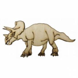ČistéDřevo Dřevěný dinosaurus IV 5 x 10 cm